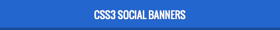 CSS3 Social Banners Logo